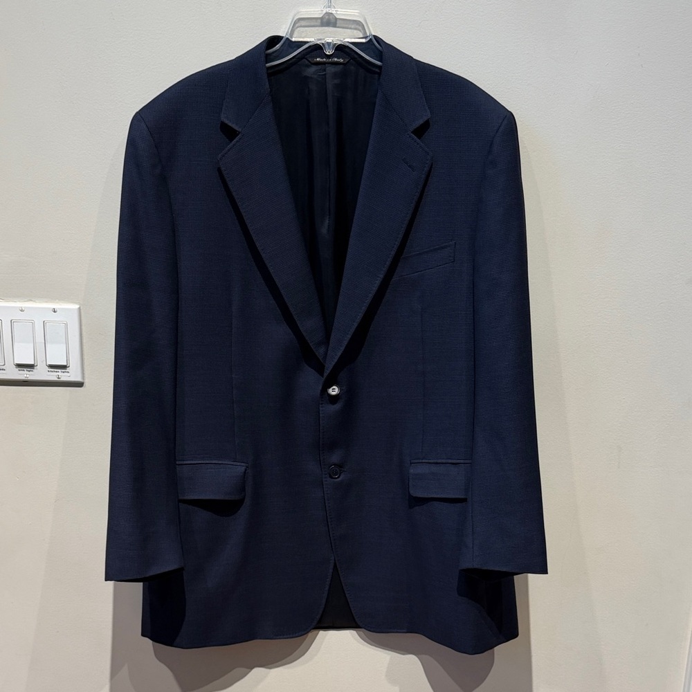 Canali Midnight Blue Wool Sport Coat